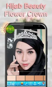 Hijab Beauty Flower Crown screenshot 17