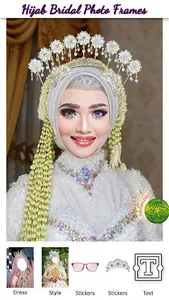 Hijab Bridal Photo Frames screenshot 1