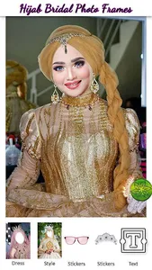 Hijab Bridal Photo Frames screenshot 2