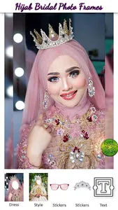 Hijab Bridal Photo Frames screenshot 4