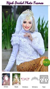 Hijab Bridal Photo Frames screenshot 8