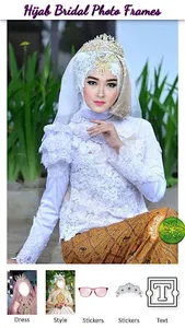 Hijab Bridal Photo Frames screenshot 9