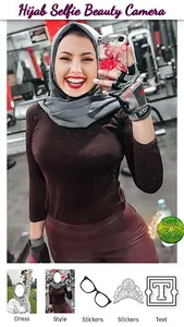 Hijab Selfie Beauty Camera screenshot 6