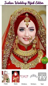 Indian Wedding Hijab Editor screenshot 3