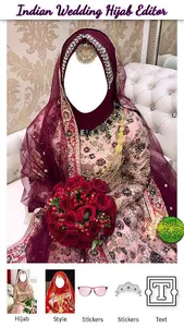 Indian Wedding Hijab Editor screenshot 6
