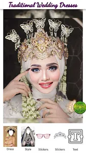 Traditional Wedding Dress Phot screenshot 1
