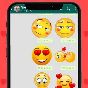 3D Emojis Stickers for was WAS screenshot 1