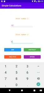 Simple Calculation App screenshot 0
