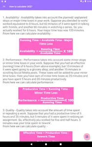 CalculateOEE screenshot 11