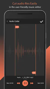 MP3 cutter screenshot 1