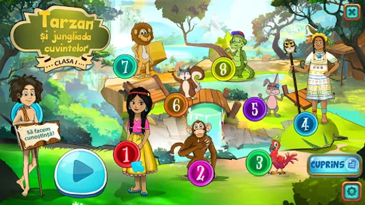 Tarzan și jungliada cuvintelor screenshot 0