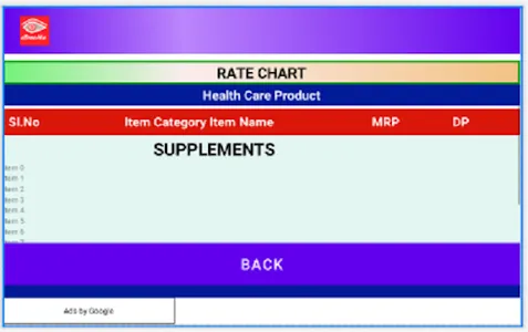 Rate Chart (RCM) screenshot 6