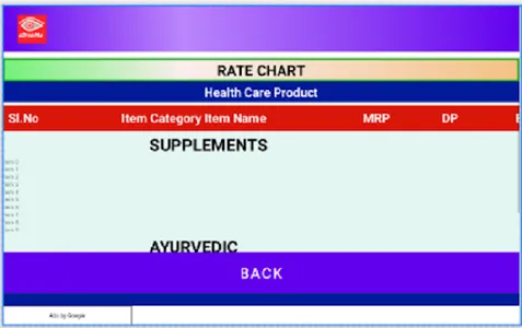 Rate Chart (RCM) screenshot 8