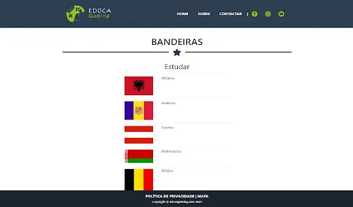 Country Flags Free Educational screenshot 0
