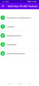 Math 7th SNC Textbook screenshot 5