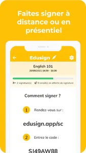 Edusign Intervenant screenshot 4