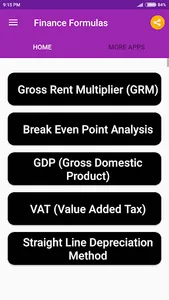 Finance Formulas screenshot 1