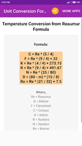 Unit Conversion Formulas screenshot 5