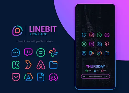 Linebit Icon Pack screenshot 0