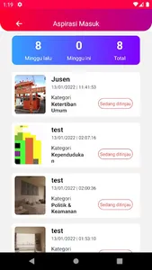 Dashboard e-Aspirasi screenshot 5