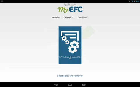MyEFC screenshot 2