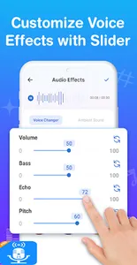 Voice changer & voice effects screenshot 1