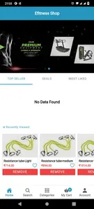 Efitness Shop screenshot 1