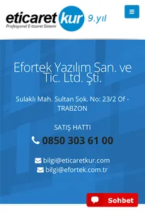 Eticaretkur Satış ve Destek screenshot 0