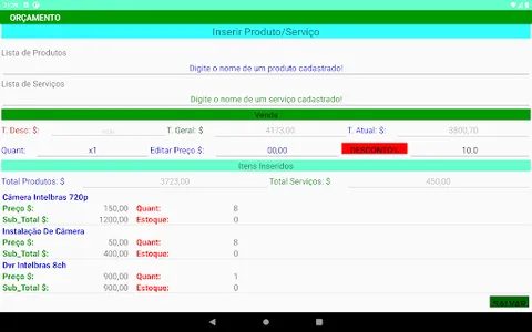 Orçamento Segurança Pro screenshot 19