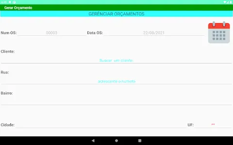 Orçamento Segurança Eletrônica screenshot 18