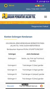TARIF TOL screenshot 2