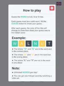 Woriddle! Word guess challenge screenshot 12