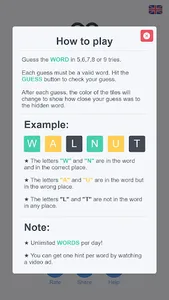 Woriddle! Word guess challenge screenshot 3