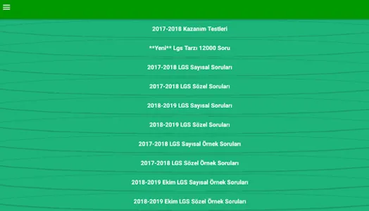 Lgs 2020, örnek sorular, kazan screenshot 1