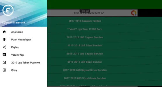 Lgs 2020, örnek sorular, kazan screenshot 2