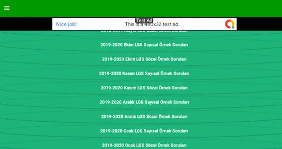 Lgs 2020, örnek sorular, kazan screenshot 4