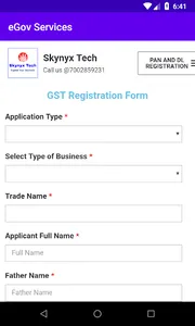 eGov Services (PAN card & Driv screenshot 4