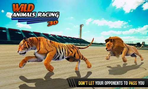 Wild Animals Racing 3D screenshot 11