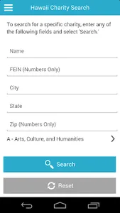 Hawaii Charity Finder screenshot 1