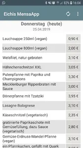 Eichis MensaApp screenshot 0