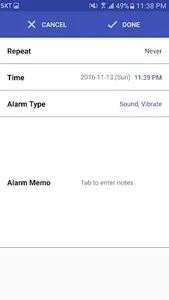 Alarm Note : Memo Notification screenshot 2
