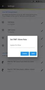 Loha TMT Steel Total Estimate screenshot 2