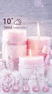 [UX9] Winter Love LG Theme screenshot 1