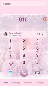 [UX9] Winter Love LG Theme screenshot 2