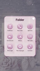 [UX9] Winter Love LG Theme screenshot 3