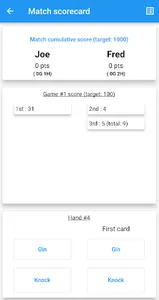 Gin Rummy Scorecard screenshot 5
