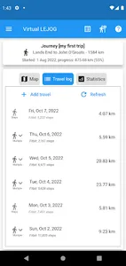 Virtual LEJOG screenshot 3