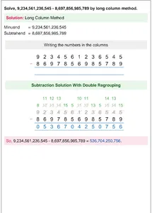 Math Long Subtraction Pro screenshot 14