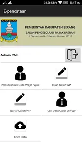 e-Pendataan Kabupaten Serang screenshot 5