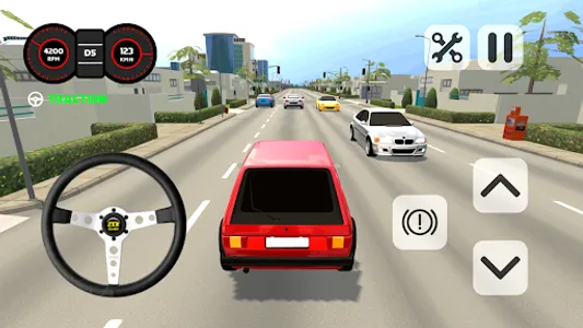 Car Driving Simulator in City screenshot 0